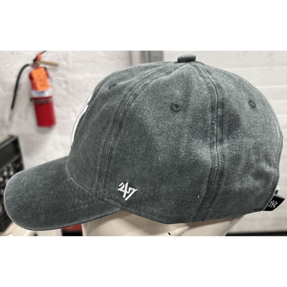 Women's New York Yankees 47 Brand Twins Distressed Strapback Adjustable Hat Cap - Picture 3 of 8
